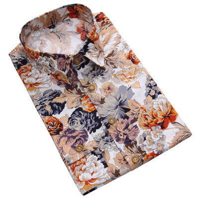 Mens shirts with long sleeves in Korean fashion casual shirt printing floral stylist clothes tide inch slim
Mens shirts with long sleeves in Korean fashion casual shirt printing floral stylist clothes tide inch slim