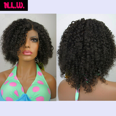 NLW Brazilian virgin human hair Full lace wigs Afro curly Glueless wigs wavy
NLW Brazilian virgin human hair Full lace wigs Afro curly Glueless wigs wavy