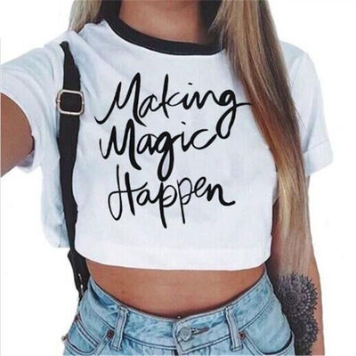 CANISSummer Women Casual Tank Top Blouse Ladies Slim Print Crop Top T-Shirt Sportwear
CANISSummer Women Casual Tank Top Blouse Ladies Slim Print Crop Top T-Shirt Sportwear