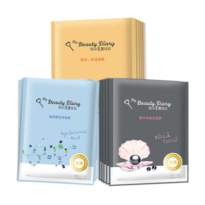 My beautiful diary MY BEAUTY DIARY mask multi-effect rejuvenation star trilogy 23ml 15 tablets hyaluronic acid 5 black pearl 5 natto 5
My beautiful diary MY BEAUTY DIARY mask multi-effect rejuvenation star trilogy 23ml 15 tablets hyaluronic acid 5 black pearl 5 natto 5