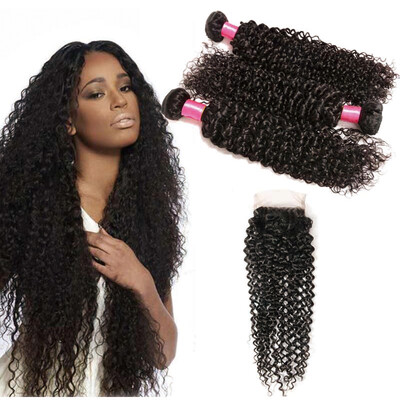Kinky Curly Virgin Hair With Closure Brazilian Hair Weave Bundles With Closure Free Middle 3 Part Human Hair
Kinky Curly Virgin Hair With Closure Brazilian Hair Weave Bundles With Closure Free Middle 3 Part Human Hair