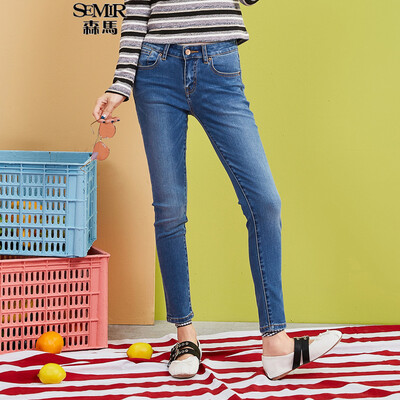 Semir jeans female 2017 autumn Korean version of the thin nine pants Slim pants 11316240022 cowboy in the blue 27
Semir jeans female 2017 autumn Korean version of the thin nine pants Slim pants 11316240022 cowboy in the blue 27