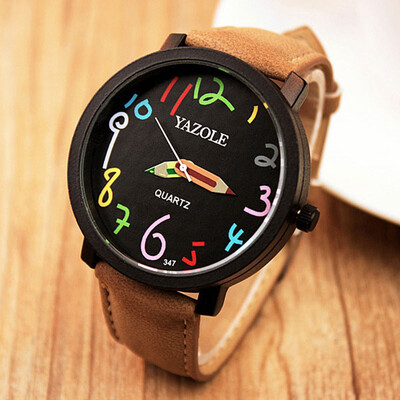YAZOLE New Fashion Wrist Watch Women Watches 2017 Famous Brand Female Clock Quartz Watch Ladies Dress Watches