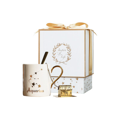 【Jingdong Supermarket】 Yizi home twelve constellations creative ceramic mug / Aquarius coffee cup / send girls / boys / girlfriend gift / birthday gift set with spoon
【Jingdong Supermarket】 Yizi home twelve constellations creative ceramic mug / Aquarius coffee cup / send girls / boys / girlfriend gift / birthday gift set with spoon