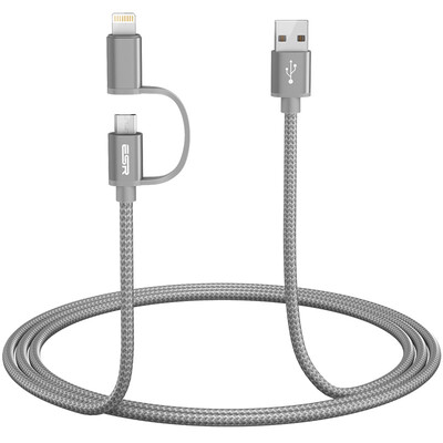 (ESR) Кабель для зарядки кабеля Apple Andrews два-в-одном для iphone6 / 6s / 7/8 Plus / X / 10 / SE / 5s Huawei / просо / OPPO / vivo глубокая зола
(ESR) Кабель для зарядки кабеля Apple Andrews два-в-одном для iphone6 / 6s / 7/8 Plus / X / 10 / SE / 5s Huawei / просо / OPPO / vivo глубокая зола