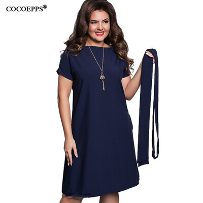 COCOEPPS Elegant Casual women blue dresses big sizes NEW 2017 plus size women clothing Summer style o-neck bodycon Chiffon Dress
COCOEPPS Elegant Casual women blue dresses big sizes NEW 2017 plus size women clothing Summer style o-neck bodycon Chiffon Dress