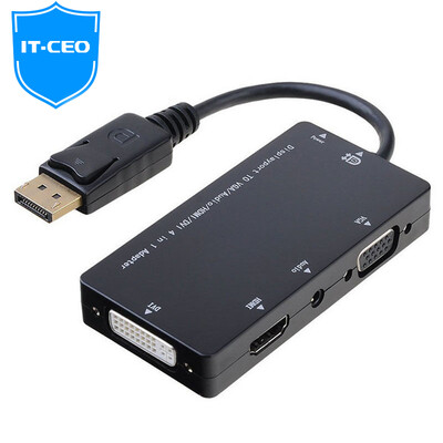 IT-CEO V08DMV DP to VGA Cable / Adapter DisplayPort Converter / Adapter Connection Display Projector Black
IT-CEO V08DMV DP to VGA Cable / Adapter DisplayPort Converter / Adapter Connection Display Projector Black