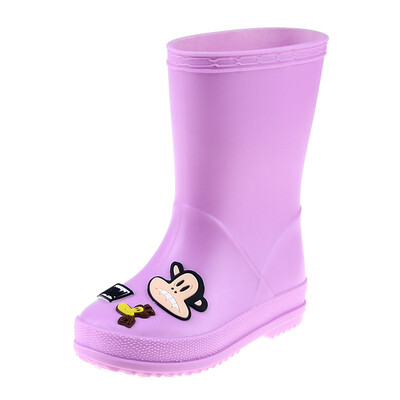 PaulFrank big mouth monkey childrens rain boots men&women baby tube rain boots rubber shoes water shoes PF1008 purple 24 suitable for foot length 155mm
PaulFrank big mouth monkey childrens rain boots men&women baby tube rain boots rubber shoes water shoes PF1008 purple 24 suitable for foot length 155mm