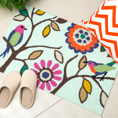 You Li carpet handmade cartoon kitchen pad wool braid dust mats wear non-slip slippery absorbent water can be washed into the door floor mats birds flowers 40 * 60cm
You Li carpet handmade cartoon kitchen pad wool braid dust mats wear non-slip slippery absorbent water can be washed into the door floor mats birds flowers 40 * 60cm