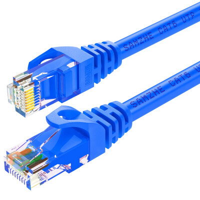 

Shanze (SAMZHE) шесть типов кабелей CAT6 Гигабитная высокоскоростная сетевая линия Внутренний и наружный 8-жильный сетевой кабель Категория 6 компьютерный телевизор маршрутизатор кабель BLU-6300 синий 30 метров