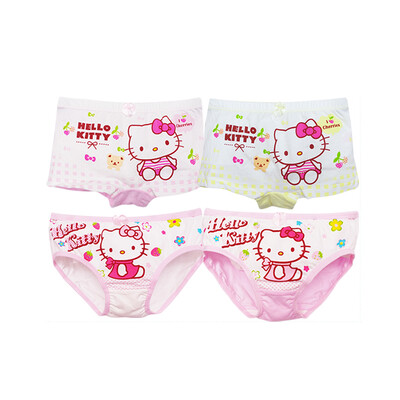 Hello Kitty (HELLO KITTY) children's underwear girls triangle angle children's clothing shorts KTN151 color mixing 4 installed 130cm
Hello Kitty (HELLO KITTY) children's underwear girls triangle angle children's clothing shorts KTN151 color mixing 4 installed 130cm