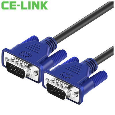 CE-LINK VGA (3 + 6) Видеокабель / 5 м Двойное магнитное кольцо Анти-интерференция Компьютерный проекционный дисплей Линия видеосигнала высокого разрешения A4097
CE-LINK VGA (3 + 6) Видеокабель / 5 м Двойное магнитное кольцо Анти-интерференция Компьютерный проекционный дисплей Линия видеосигнала высокого разрешения A4097