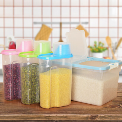 Large 15 kg storage rice box grain cereal rice barrel kitchen storage tank storage rice barrel set four sets
Large 15 kg storage rice box grain cereal rice barrel kitchen storage tank storage rice barrel set four sets