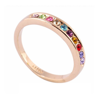 Yoursfs® 18K Rose Gold Plated Crystal Round Ring Use Clear Austrian Crystal Bridal Ring
Yoursfs® 18K Rose Gold Plated Crystal Round Ring Use Clear Austrian Crystal Bridal Ring