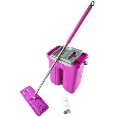 Beautiful and elegant scratch pad flat mop (gift fine fiber mop x1 film) wash and squeeze a bucket to get free hand wash lazy mop HC068001
Beautiful and elegant scratch pad flat mop (gift fine fiber mop x1 film) wash and squeeze a bucket to get free hand wash lazy mop HC068001