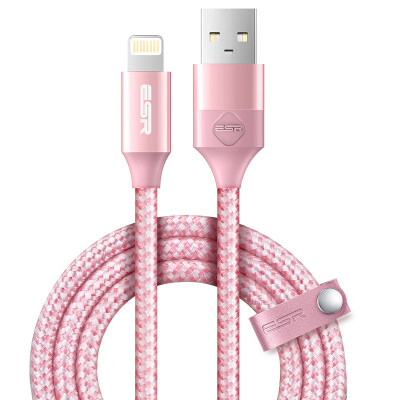 ESR) Apple MFI certified data cable Lightning charging cable for iPhone7 / 7 Plus / 6s / iPad Air / Pro woven rose gold 1 meter
ESR) Apple MFI certified data cable Lightning charging cable for iPhone7 / 7 Plus / 6s / iPad Air / Pro woven rose gold 1 meter