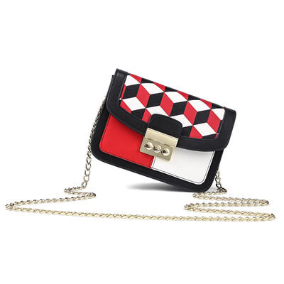 Woodpecker TUCANO Womens Bag Fashion Geometry Gradient Rubiks Cube Shoulder Messenger Bag Metal Buckle Small Square Bag Chain Bag WBK1311A-89B0 Black
Woodpecker TUCANO Womens Bag Fashion Geometry Gradient Rubiks Cube Shoulder Messenger Bag Metal Buckle Small Square Bag Chain Bag WBK1311A-89B0 Black