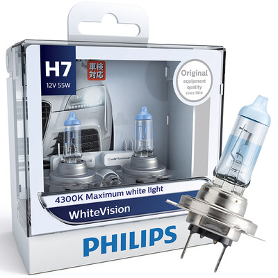 Philips whitevision one pair Car halogen lights 4300 K H1 H4 H7 H11 H3 HB3 HB4 12 V 55 W whitelight brighten up 60 Lights
Philips whitevision one pair Car halogen lights 4300 K H1 H4 H7 H11 H3 HB3 HB4 12 V 55 W whitelight brighten up 60 Lights