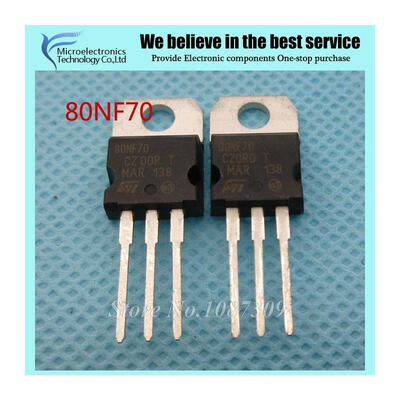 10PCS free shipping STP80NF70 80NF70 P80NF70 TO-220 80A 70V MOSFET N-Ch 68V 0.0082 Ohm new original
10PCS free shipping STP80NF70 80NF70 P80NF70 TO-220 80A 70V MOSFET N-Ch 68V 0.0082 Ohm new original