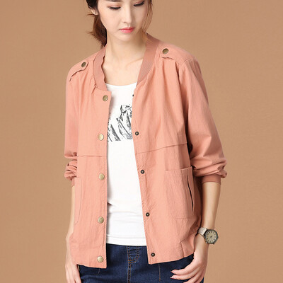 City plus CITYPLUS 2017 autumn&winter new women&39s clothing retro baseball clothing wild long-sleeved jacket short jacket CWWT178359 meat pink color
City plus CITYPLUS 2017 autumn&winter new women&39s clothing retro baseball clothing wild long-sleeved jacket short jacket CWWT178359 meat pink color