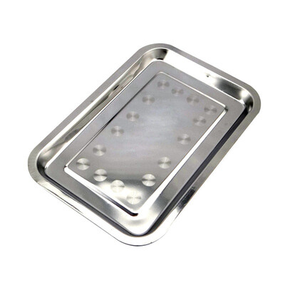 Easy Tour Stainless Steel Small Fruit Plate Self-driving Equipment Food Tray Storage Tableware 27cm20cm
Easy Tour Stainless Steel Small Fruit Plate Self-driving Equipment Food Tray Storage Tableware 27cm20cm