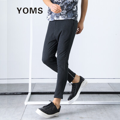 YOMS casual pants men male and female casual pants sports pants wild tide section men trousers deep sallow gray M 170
YOMS casual pants men male and female casual pants sports pants wild tide section men trousers deep sallow gray M 170