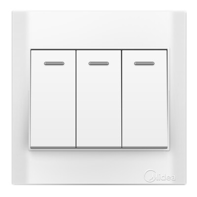Midea (Midea) коммутационная панель 86 типа три разомкнутого управления с флуоресцентным E03 элегантным белым
Midea (Midea) коммутационная панель 86 типа три разомкнутого управления с флуоресцентным E03 элегантным белым