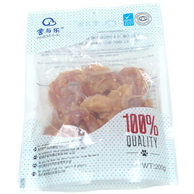 With the pet pet / young adult dog / dog snack meat snack chicken wrapped around the cod fillet 200g
With the pet pet / young adult dog / dog snack meat snack chicken wrapped around the cod fillet 200g