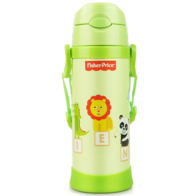 Fisher-Price cups children's stainless steel straws insulation pots male and female students water cup 420ML green
Fisher-Price cups children's stainless steel straws insulation pots male and female students water cup 420ML green