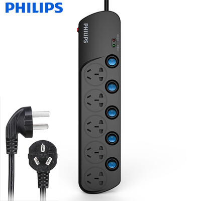 Philips PHILIPS new national standard row 5 18 m drag line board five combination hole wiring board sub-control switch plug board child protection door row plug lightning protection overload socket
Philips PHILIPS new national standard row 5 18 m drag line board five combination hole wiring board sub-control switch plug board child protection door row plug lightning protection overload socket