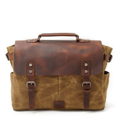 Oil Wax Canvas with Madness Marble Men's Bag Retro Shoulder Messenger Bag as gift for men
Oil Wax Canvas with Madness Marble Men's Bag Retro Shoulder Messenger Bag as gift for men