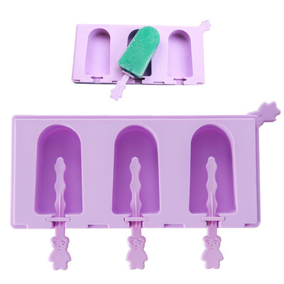 Jekai Jekero Silicone Popsicle Ice Cream Ice Cream Mold Three Mold Child Little Poker Ice Cake Mold Purple Arc
Jekai Jekero Silicone Popsicle Ice Cream Ice Cream Mold Three Mold Child Little Poker Ice Cake Mold Purple Arc