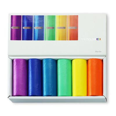 Coax lohom color 6 color garbage bags thick medium kitchen 45cm 50cm 6 rolls 180 boxes
Coax lohom color 6 color garbage bags thick medium kitchen 45cm 50cm 6 rolls 180 boxes
