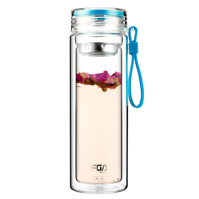 【Jingdong supermarket】 rich candy color double with a tean men and women creative portable glass cup 320ml cherry powder (WFB1012-320
【Jingdong supermarket】 rich candy color double with a tean men and women creative portable glass cup 320ml cherry powder (WFB1012-320
