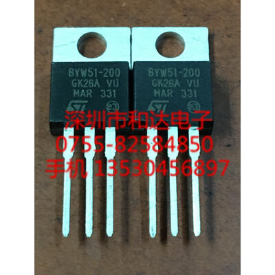BYW51-200 TO-220
BYW51-200 TO-220