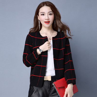 A bowl of 2017 Korean version of the sweet Slim was thin long-sleeved sweater women&39s autumn cardigan short sweater jacket S63F0021A1294M black&red bars
A bowl of 2017 Korean version of the sweet Slim was thin long-sleeved sweater women&39s autumn cardigan short sweater jacket S63F0021A1294M black&red bars