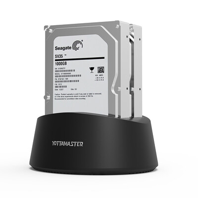 YottaMaster K200C3-C Type-C Dual Disk Offline Copy Hard Drive Shelf 25 35 "SATA SSD Serial Hard Drive Supports 10TB Hard Drive Black
YottaMaster K200C3-C Type-C Dual Disk Offline Copy Hard Drive Shelf 25 35 "SATA SSD Serial Hard Drive Supports 10TB Hard Drive Black