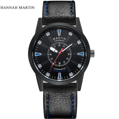 Luxury Men's Watch Hannah Martin Men Quartz Analog Clock Military Sport Watches Army Leather Wristwatch
Luxury Men's Watch Hannah Martin Men Quartz Analog Clock Military Sport Watches Army Leather Wristwatch