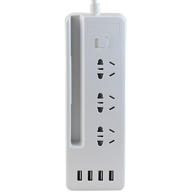 Great Wall popular CF-U8031 full-length 1.8 m three hole + 4USB socket with child protection door control switch socket / plug / plug board / drag board
Great Wall popular CF-U8031 full-length 1.8 m three hole + 4USB socket with child protection door control switch socket / plug / plug board / drag board