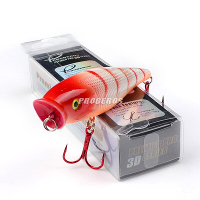 1pc Fishing Lures 2016 Hot Popper Lure 8 colors Fishing Tackle 4#hook 9.5cm/14g top water magician Popper hard bait
1pc Fishing Lures 2016 Hot Popper Lure 8 colors Fishing Tackle 4#hook 9.5cm/14g top water magician Popper hard bait