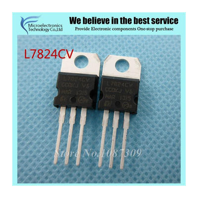 10pcs free shipping L7824CV L7824 KA7824 MC7824 Voltage Regulator 15V 1.5A TO-220 new original
10pcs free shipping L7824CV L7824 KA7824 MC7824 Voltage Regulator 15V 1.5A TO-220 new original