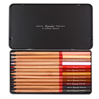 Marco Reno A series of theme color lead plant theme 12 color pencil color pen color lead iron box 3100-12TN ZW
Marco Reno A series of theme color lead plant theme 12 color pencil color pen color lead iron box 3100-12TN ZW