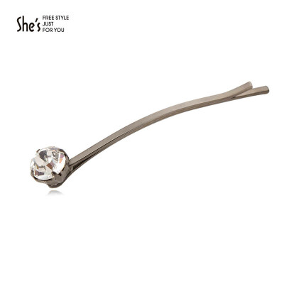 Qian (she's) hair accessories side clip hairpin simple wild crystal plate hair Liu hair card GH white
Qian (she's) hair accessories side clip hairpin simple wild crystal plate hair Liu hair card GH white