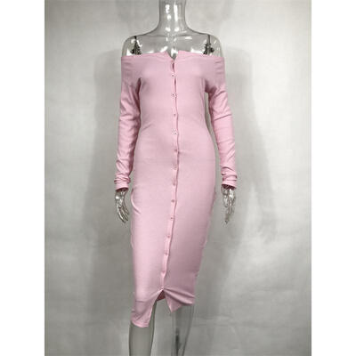 Euramerican hot sell small gold younger sister&money of spring pink knitting sexy a word to collar the length of dress of long
Euramerican hot sell small gold younger sister&money of spring pink knitting sexy a word to collar the length of dress of long