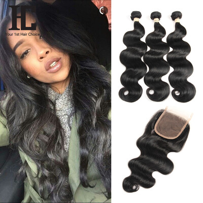 HC 8A Grade Virgin Hair Brazilian Body Wave With Lace Closure Cheap Human Hair With Closure Brazilian Virgin Hair With Closure
HC 8A Grade Virgin Hair Brazilian Body Wave With Lace Closure Cheap Human Hair With Closure Brazilian Virgin Hair With Closure