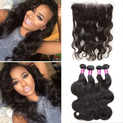8A Grade Lace Frontal Closure With Bundles 3 Bundles Peruvian Body Wave With Closure Full Lace Frontal Closure 13x4With Bundles
8A Grade Lace Frontal Closure With Bundles 3 Bundles Peruvian Body Wave With Closure Full Lace Frontal Closure 13x4With Bundles