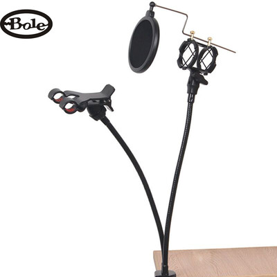 BOLE MV01 mobile phone microphone stand phone microphone video MV clip for singing it all K song
BOLE MV01 mobile phone microphone stand phone microphone video MV clip for singing it all K song