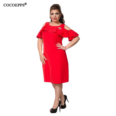 COCOEPPS Fashion New Solid Women Dresses 2017 Sexy Plus Size Off-Shoulder Female Dress Big Size Ruffles Sleeve Blue Vestidos 6XL
COCOEPPS Fashion New Solid Women Dresses 2017 Sexy Plus Size Off-Shoulder Female Dress Big Size Ruffles Sleeve Blue Vestidos 6XL