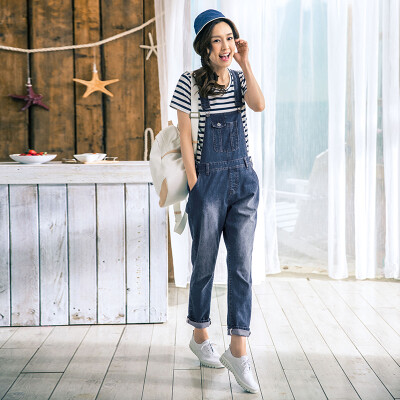 INMAN 2017 Autumn new jeans women straight trousers cowboy long pants pants 1861336467 denim blue
INMAN 2017 Autumn new jeans women straight trousers cowboy long pants pants 1861336467 denim blue