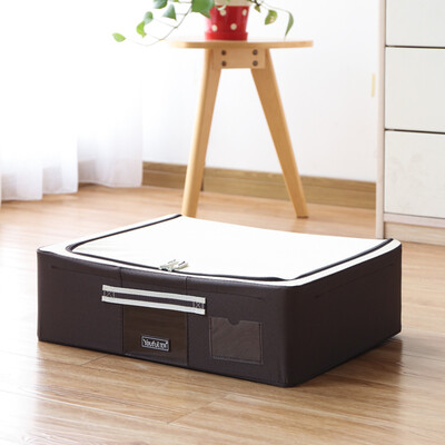 Yufen bed flat Oxford cloth storage box 30 liters shoe storage box steel frame clothes storage box brown
Yufen bed flat Oxford cloth storage box 30 liters shoe storage box steel frame clothes storage box brown